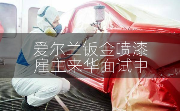 急:爱尔兰优质钣金喷漆项目,雇主来华面试